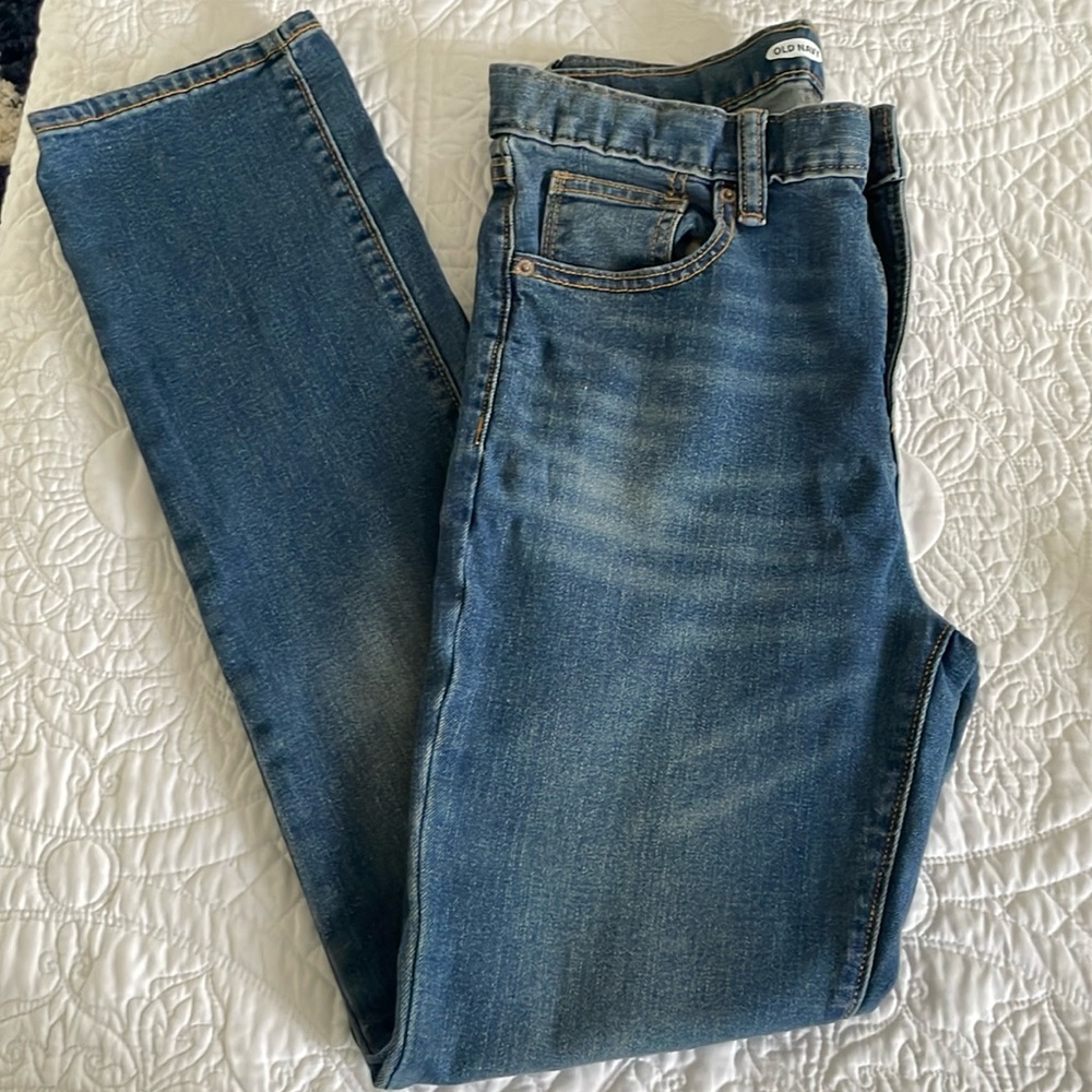 Boys size 16 Old Navy skinny jean with straight leg with built in flex